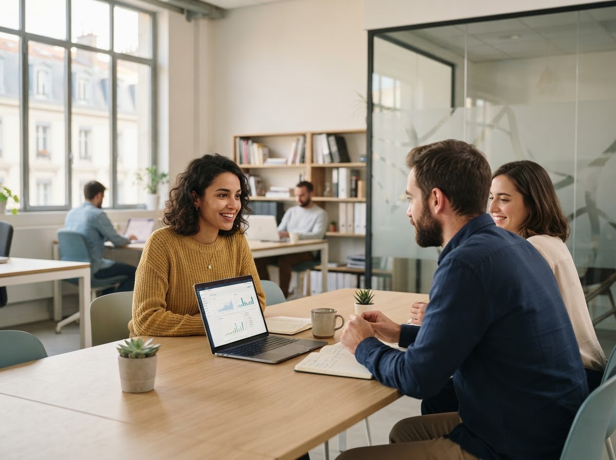 Rivun Vesalora Team bei der Arbeit an Datenmodellen
